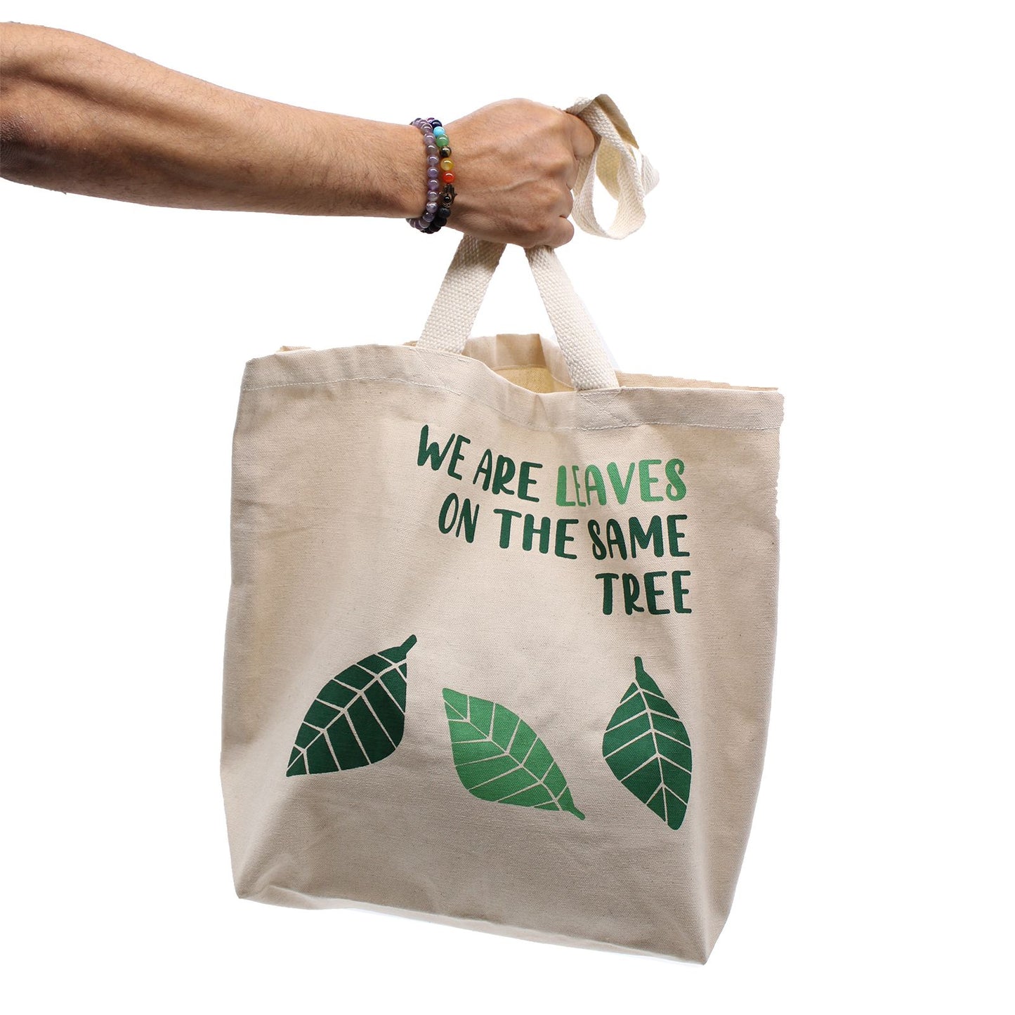 Printed Cotton Bag - We are Waves - Blue